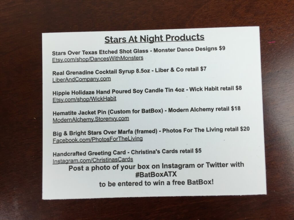 Austin Bat Box December 2015 information