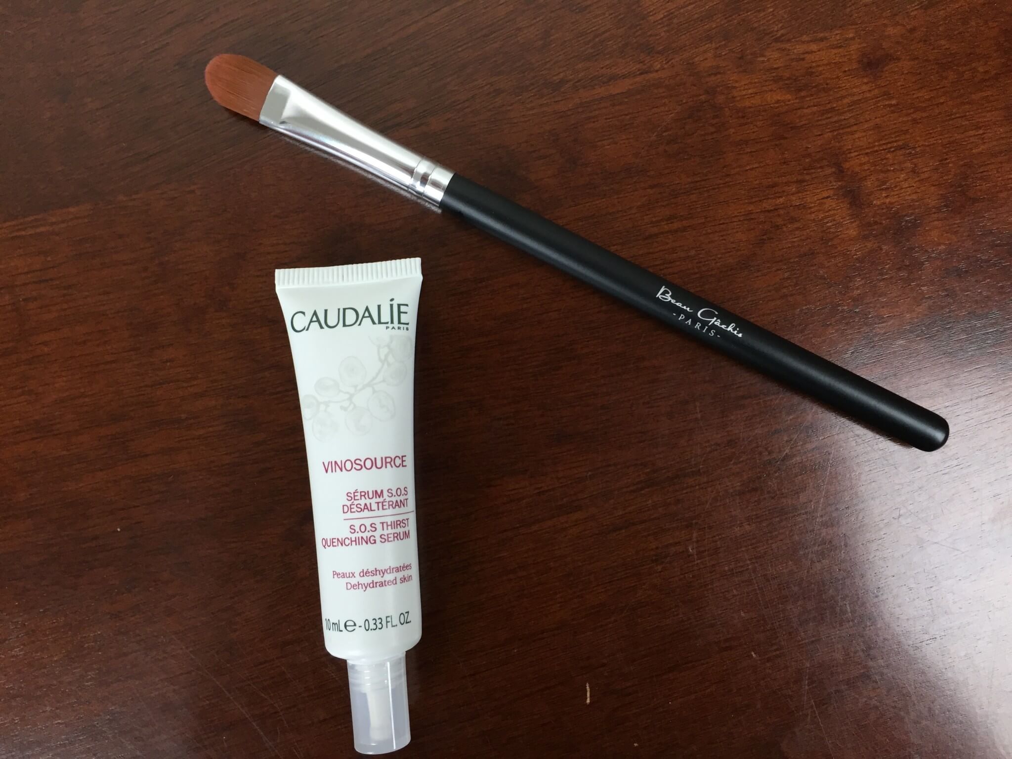 ipsy December 2015 caudalie brush