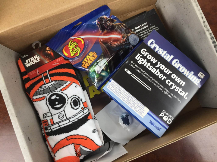supply pod star wars december 2015 unboxing