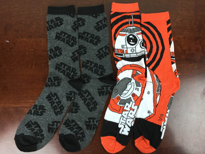 supply pod star wars december 2015 socks
