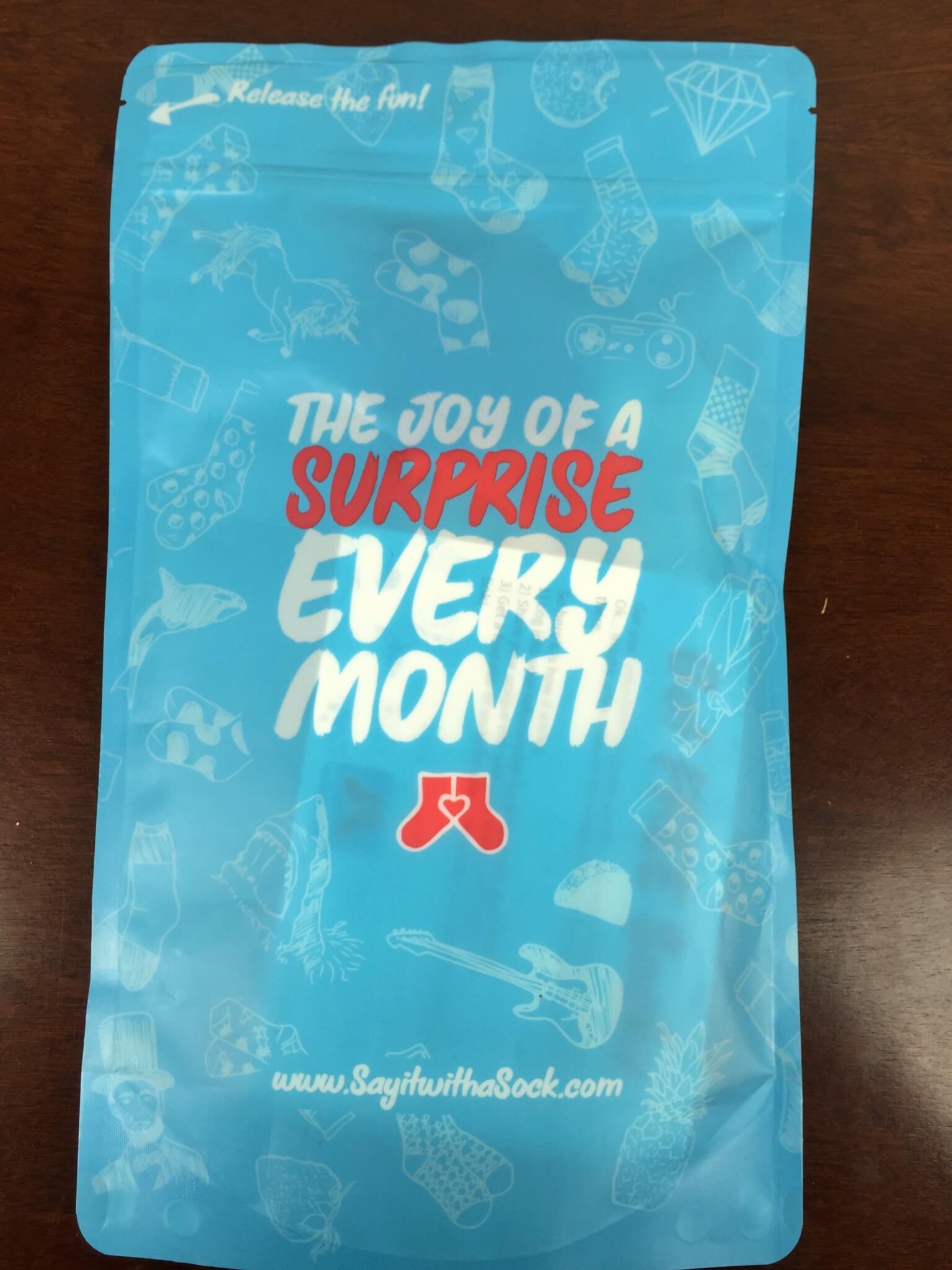 Say It With A Sock December 2015 Sockscription Review & Coupon Code