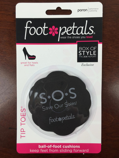 zoe report box of style winter 2015 foot petals