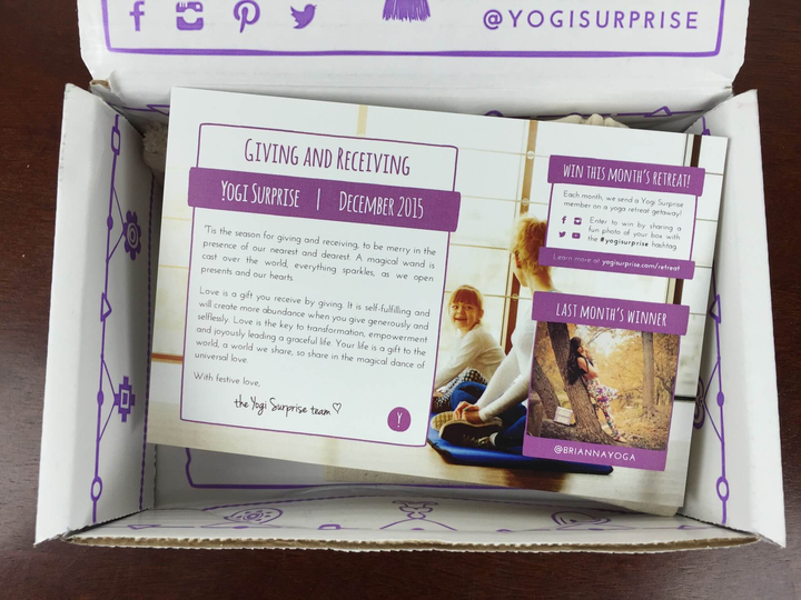 Yogi Surprise Jewelry Box December 2015 unboxing