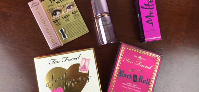Too Faced Mystery Bag Review – Cyber Monday 2015