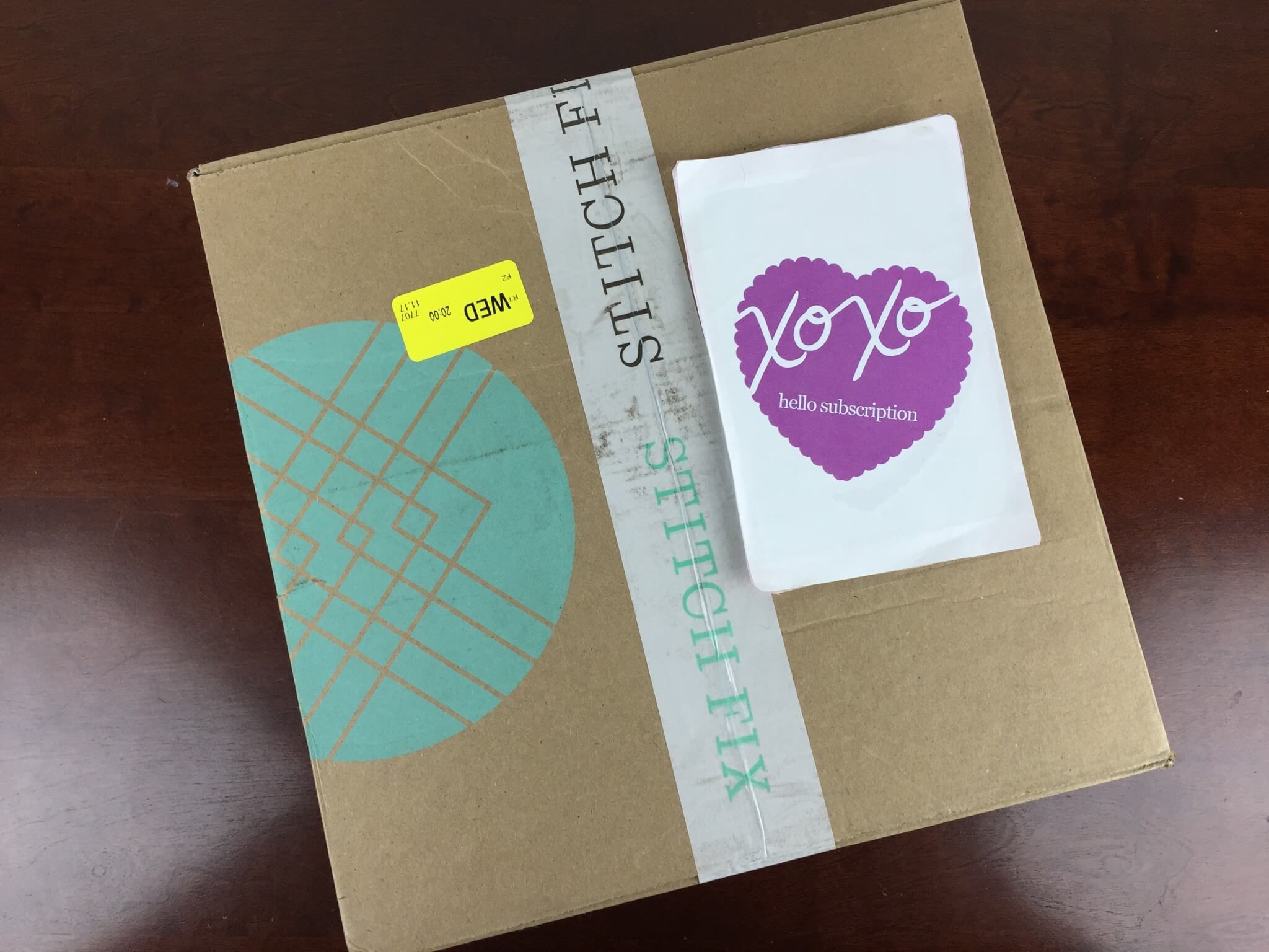 Stitch Fix December 2015 box
