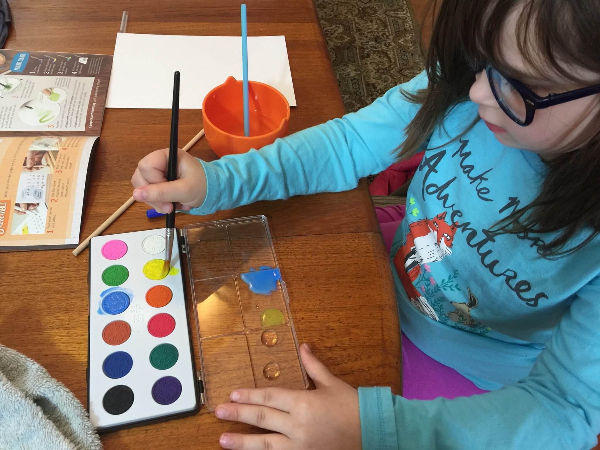 Doodle Crate Subscription Box Review & Coupon – Watercolor Painting