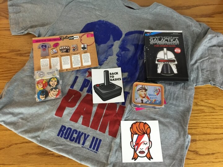Retro Pop Box January 2016 Subscription Box Review & Coupon – 80s Box