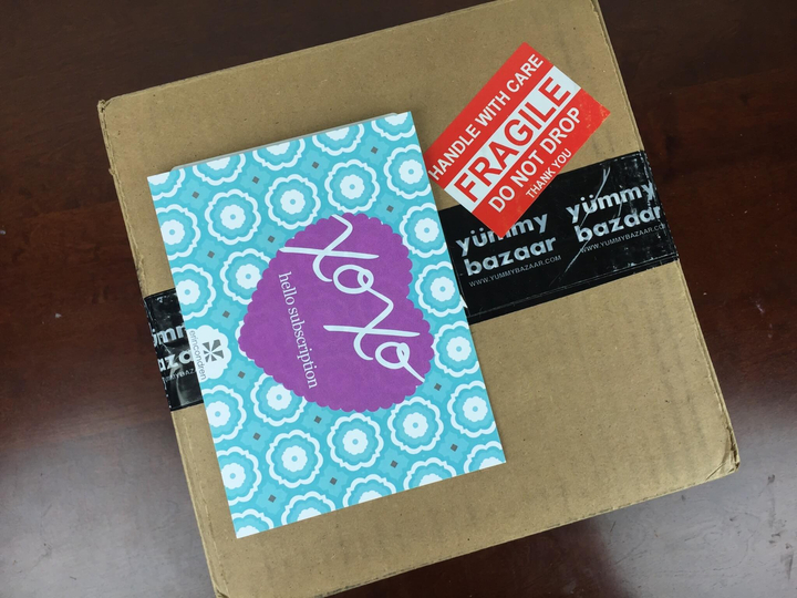 yummy bazaar january 2016 box