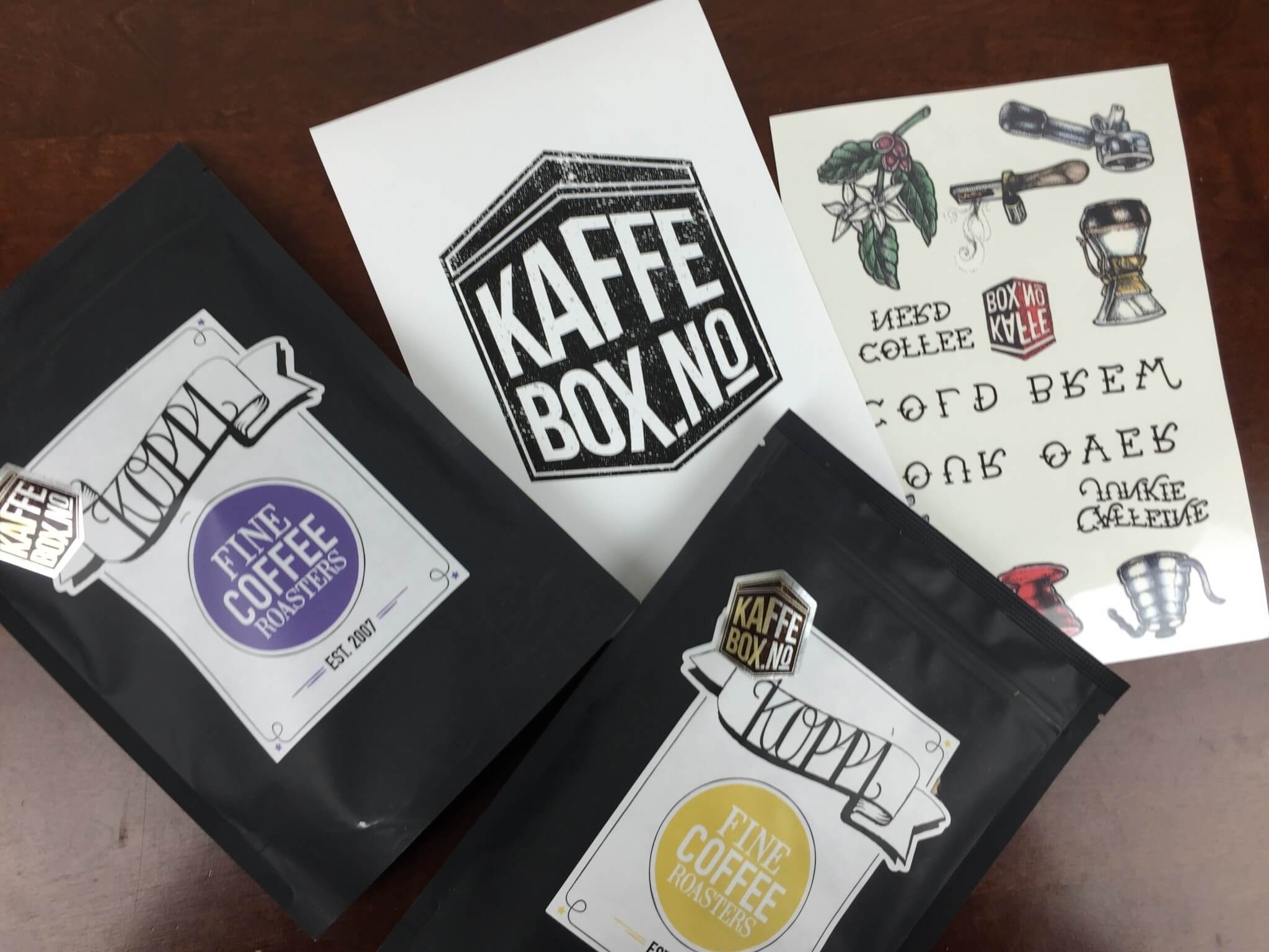 KaffeBox Subscription Box Review – January 2016
