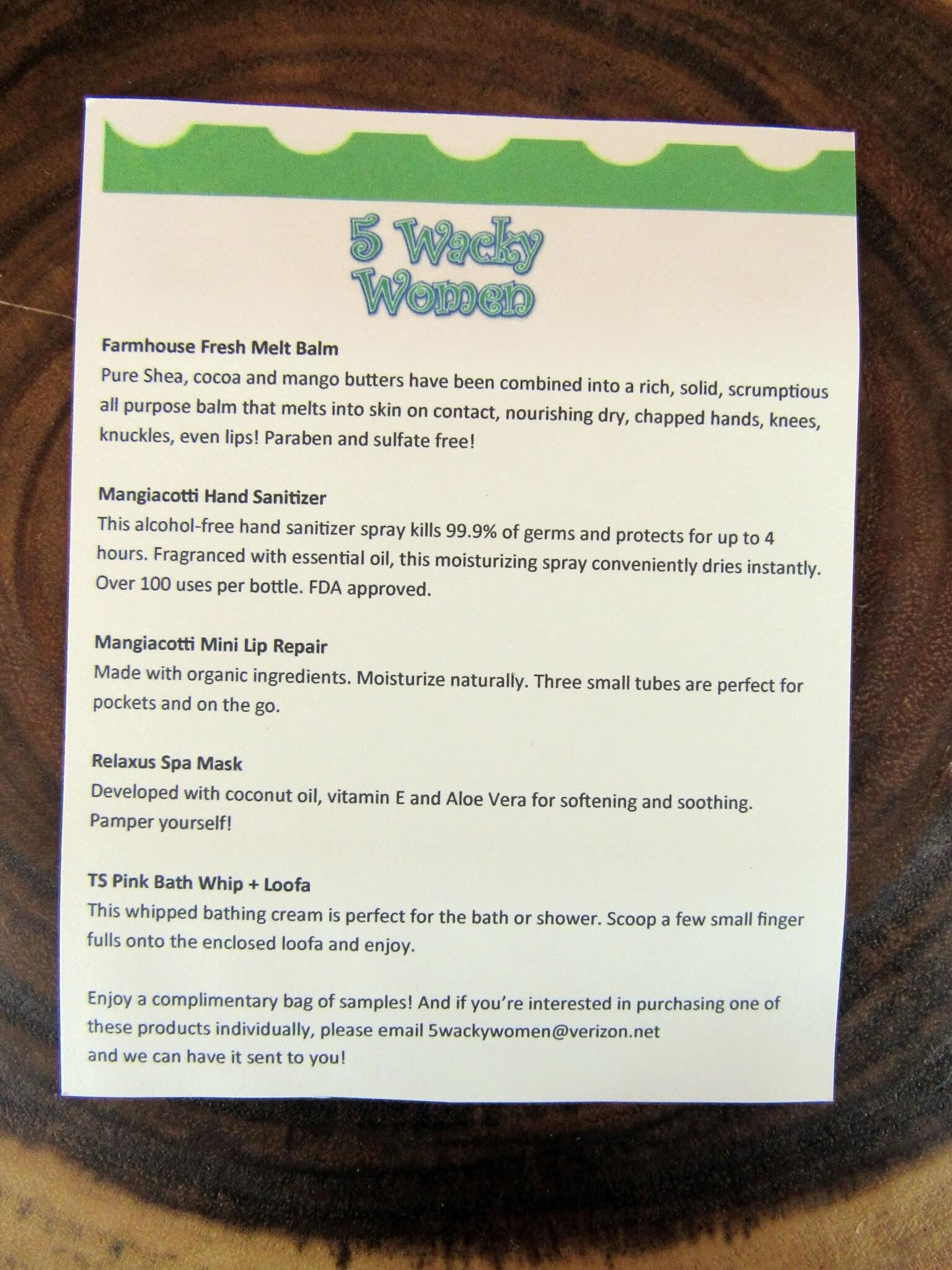 Information Card