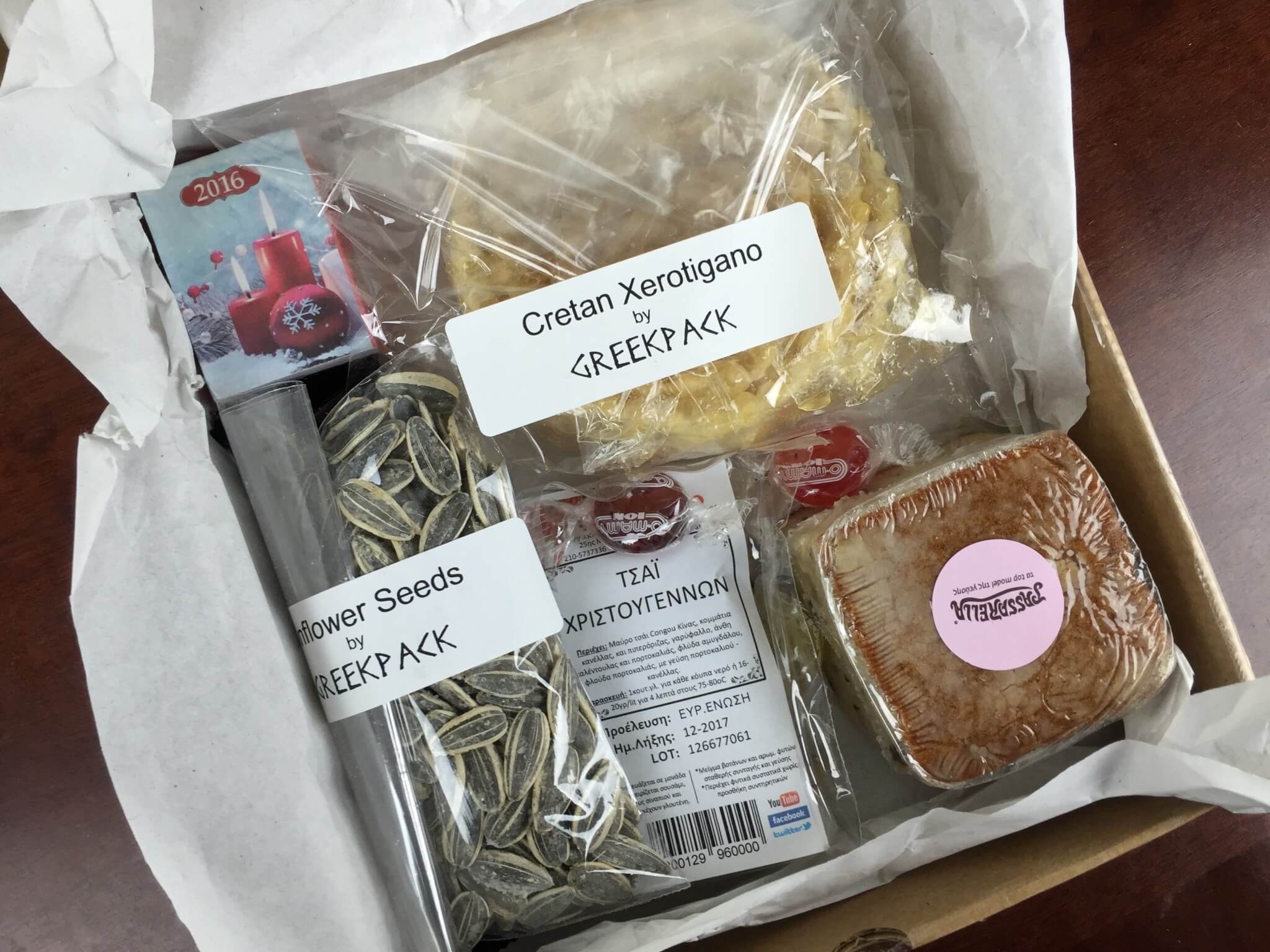 January 2016 GreekPack Subscription Box Review
