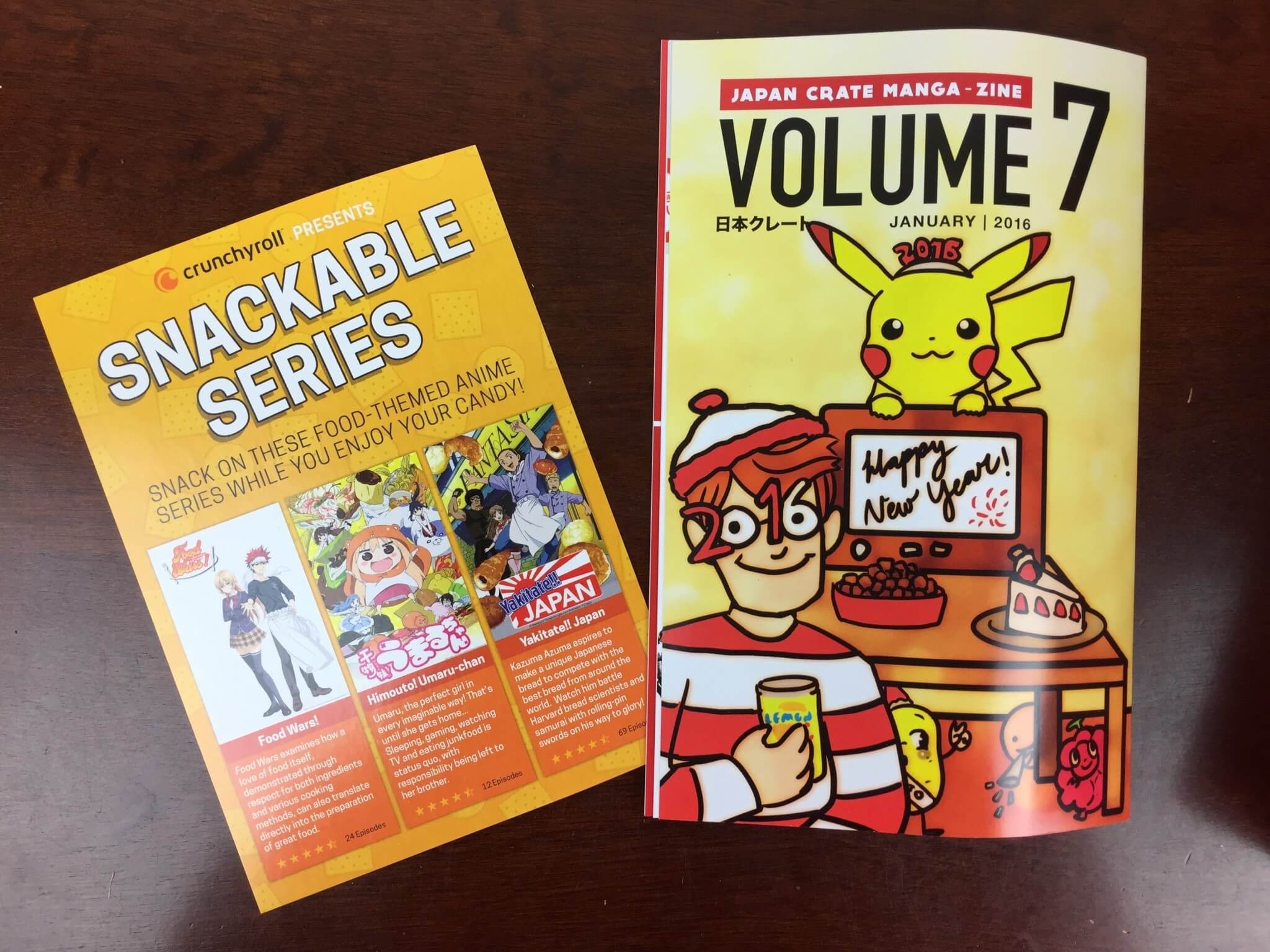 Japan crate january 2016 information