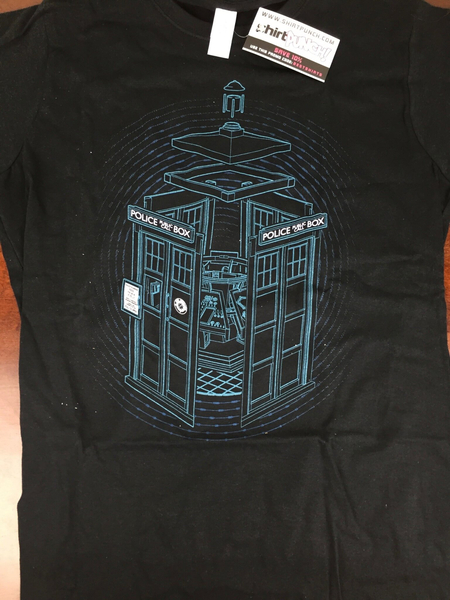sci-fi block january 2016 tardis schematic t shirt