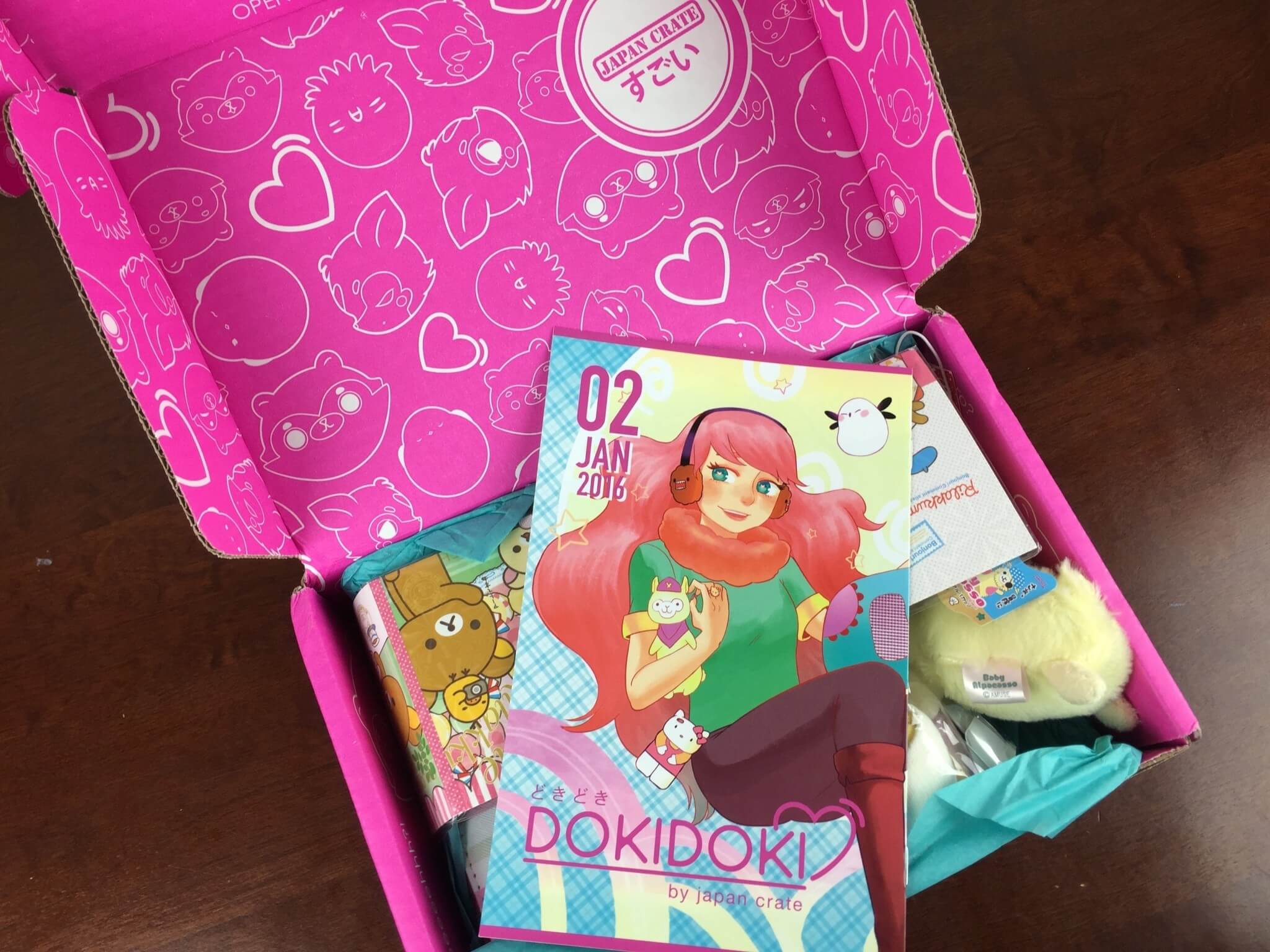 Doki Doki January 2016 Subscription Box Review