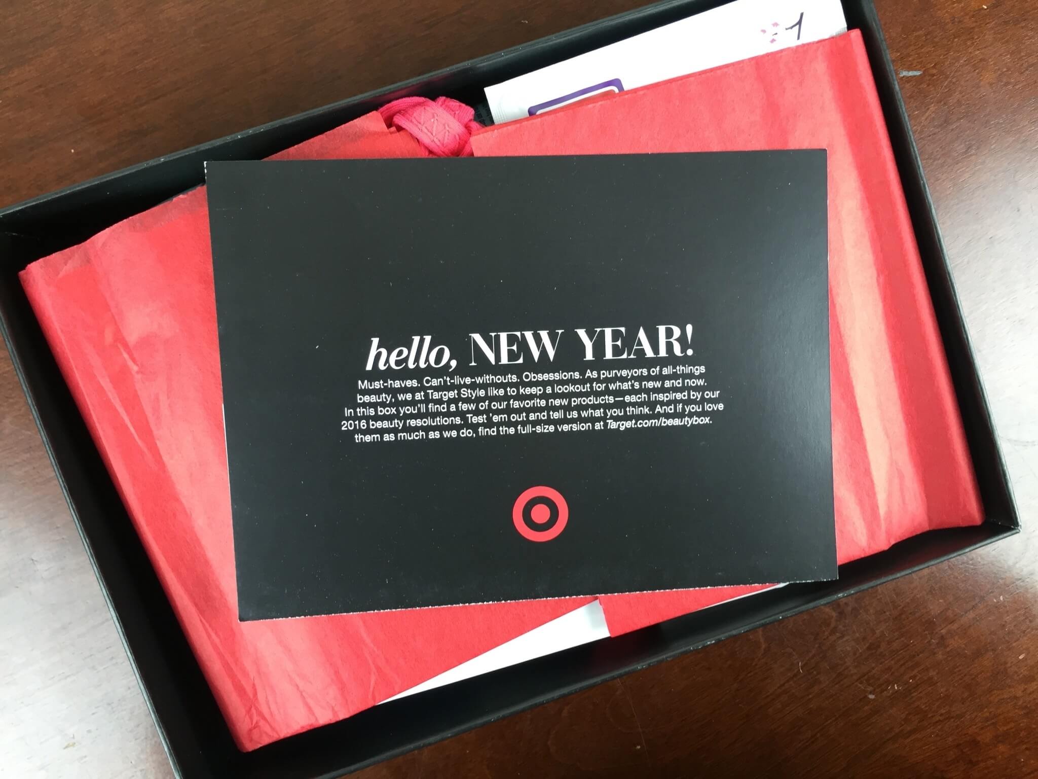 Target Beauty Box January 2016 Renewal Box Review