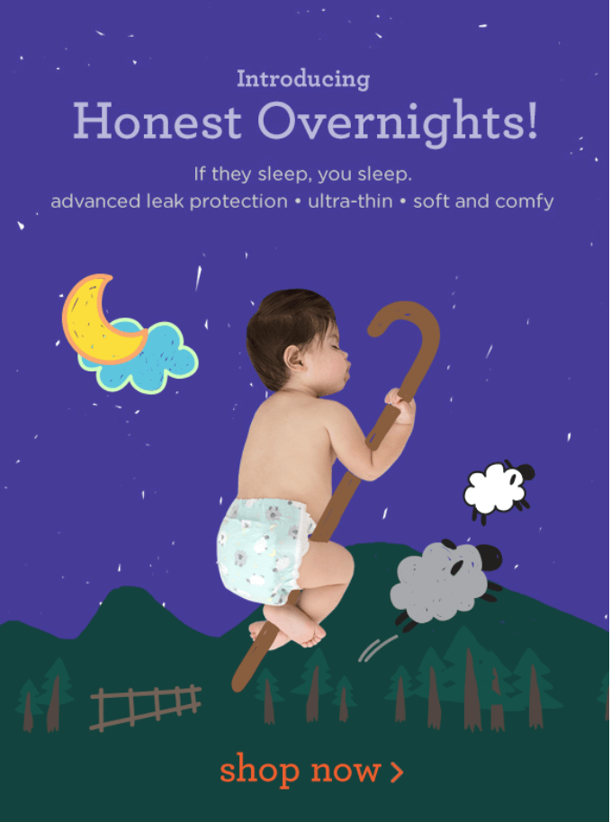 New Honest Company Overnight Diapers + Honest Beauty Eye Cream + Coupons