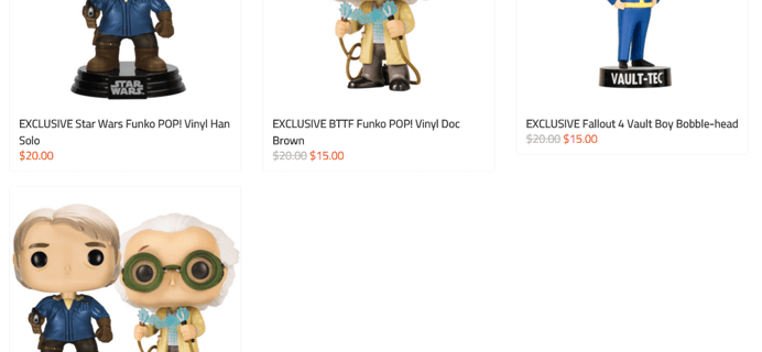 Loot Crate New Year’s Mystery Crate & Shirt Extended + Doc Brown & Han Solo Vinyls Available!