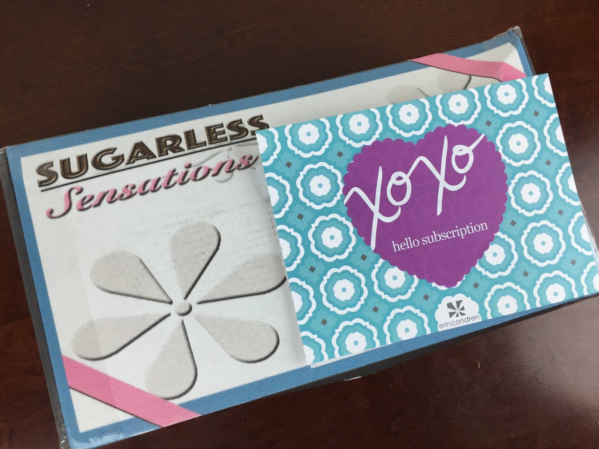 sugarless sensations december 2015 box