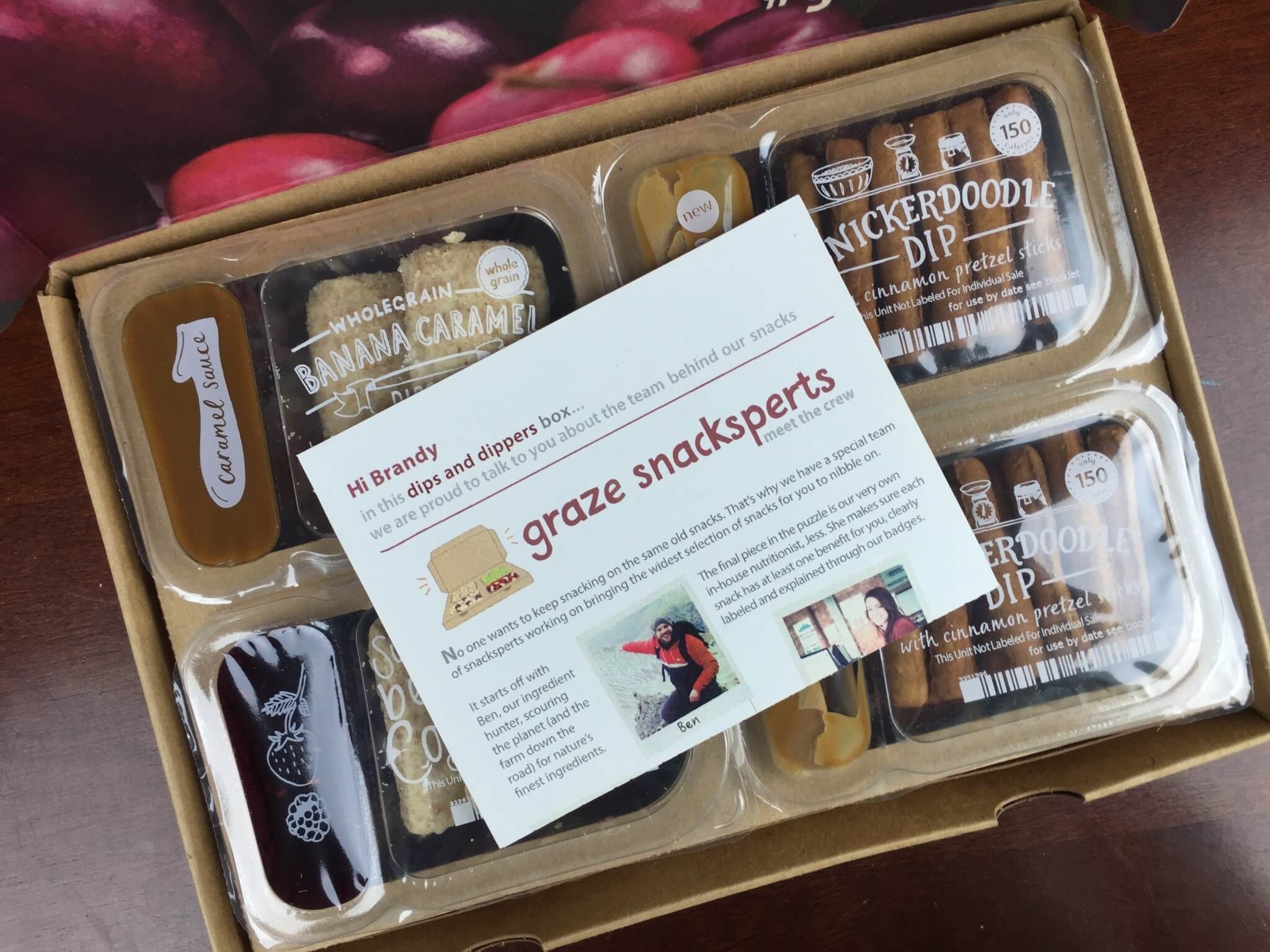 graze dips dippers unboxing