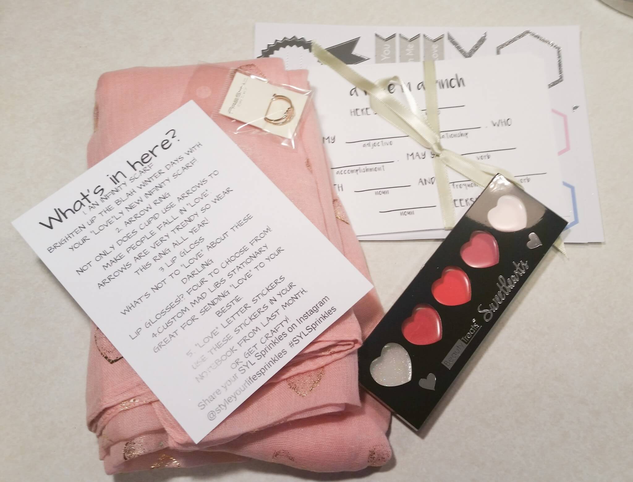 Style Your Life Sprinkles February 2016 Teen Subscription Box