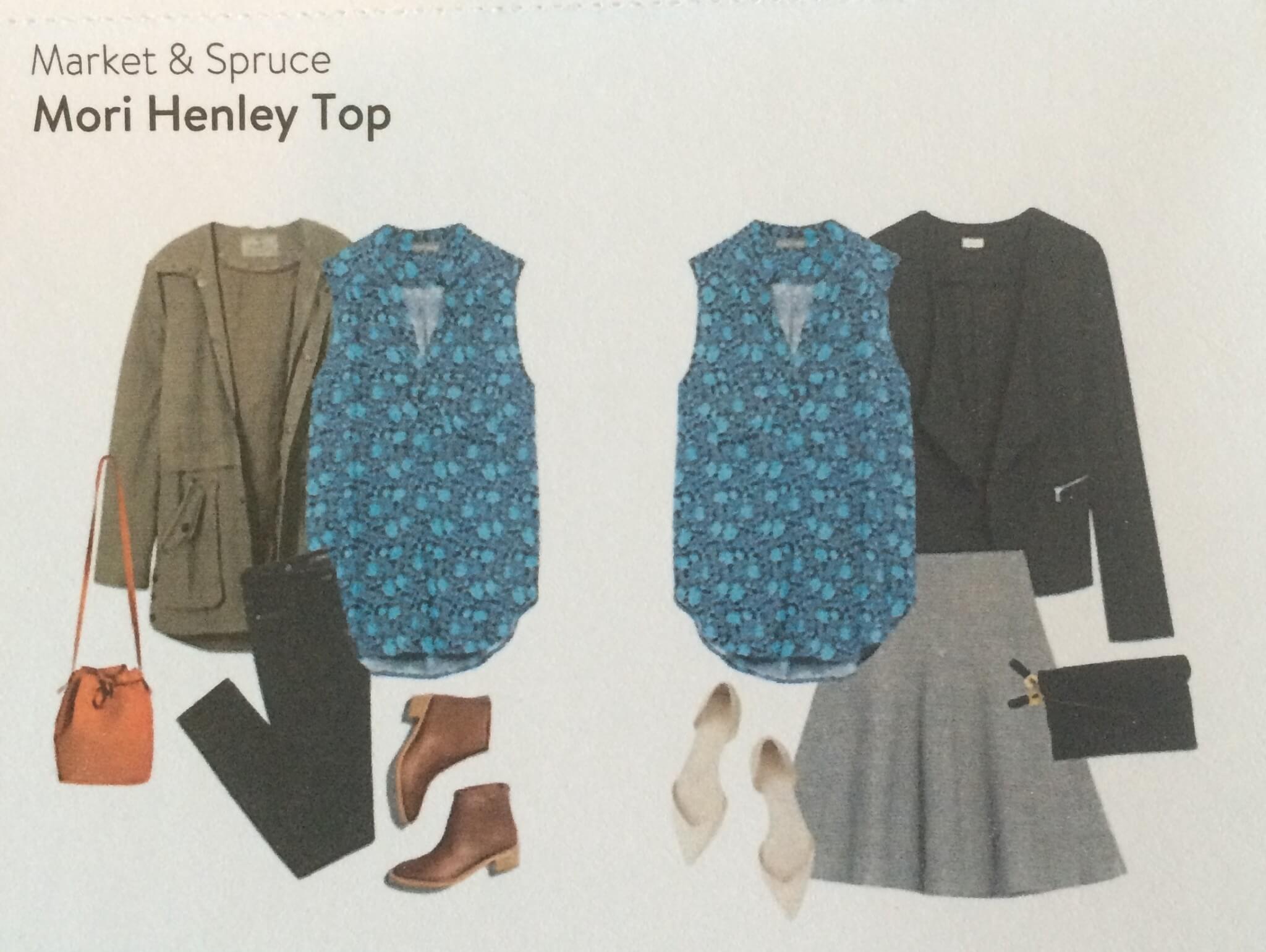 Market And Spruce Mori Henley Top
