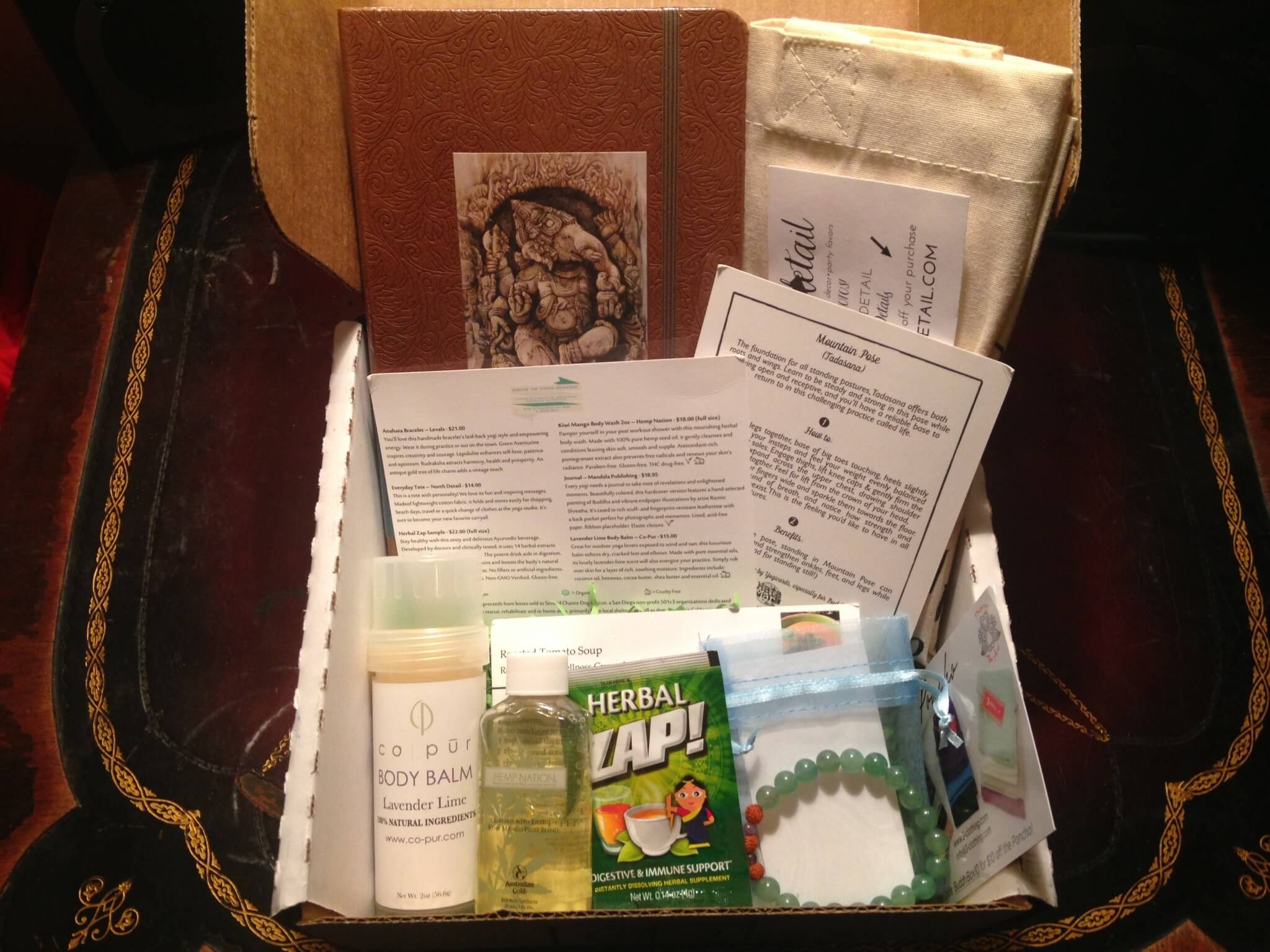 BuddhiBox Yoga Subscription Box Review – January 2016