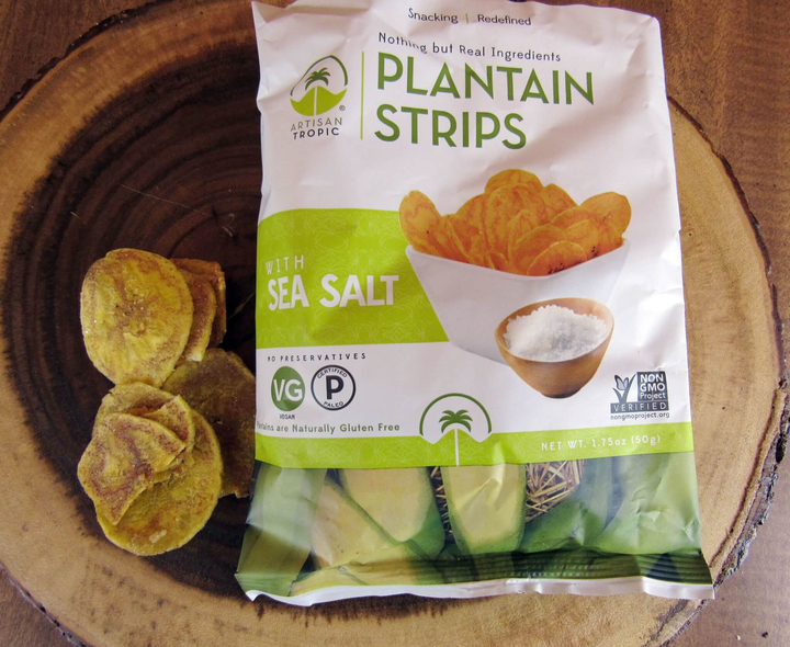 Plantain Strips with Sea Salt by Artisan Tropic