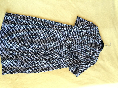 KarenKaneCascadePrintWrapDress1XFlat
