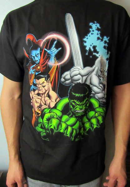 February's Marvel T-shirt