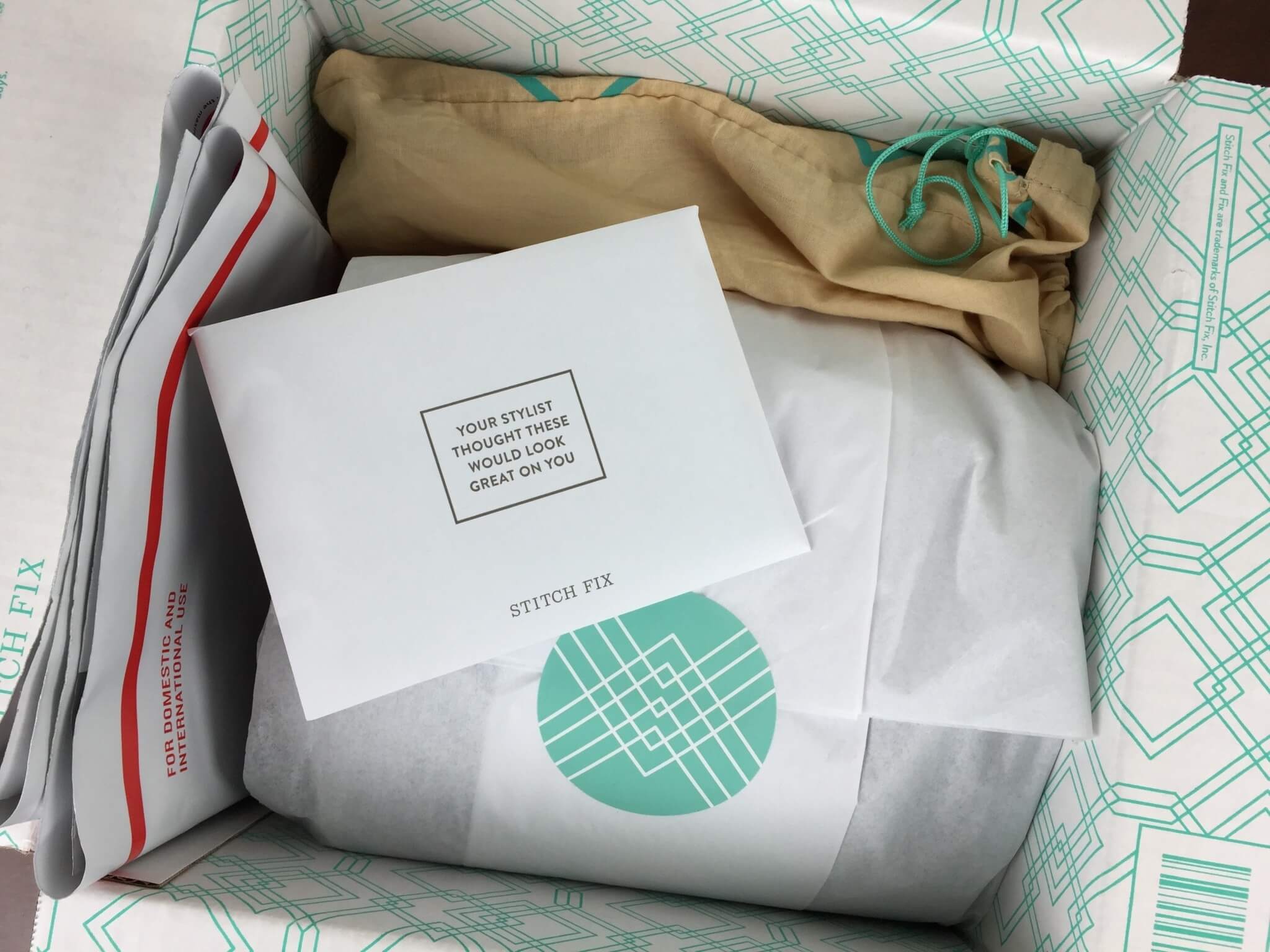 Stitch Fix Box April 2016 unboxing