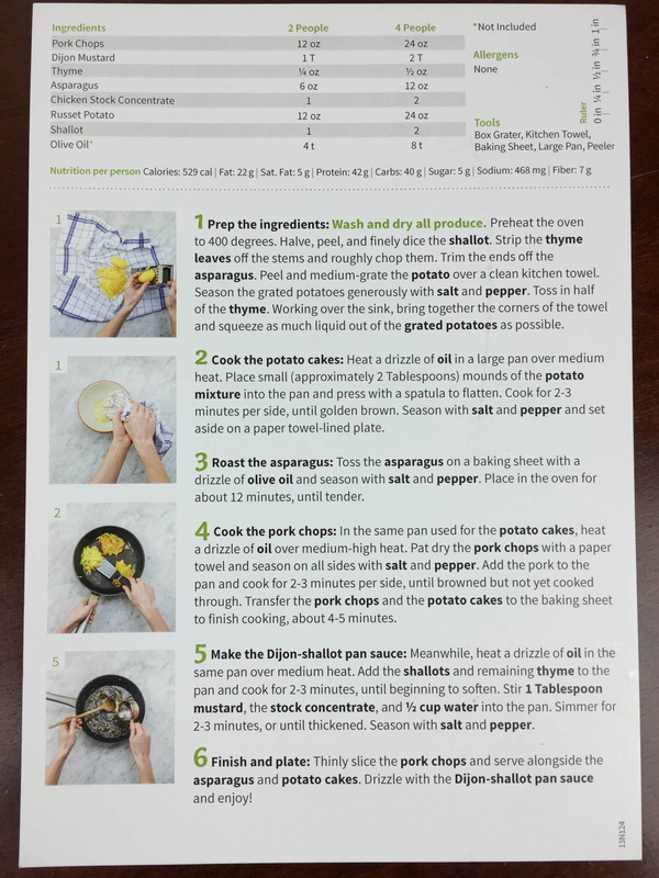 Hello Fresh Box March 2016 (4)
