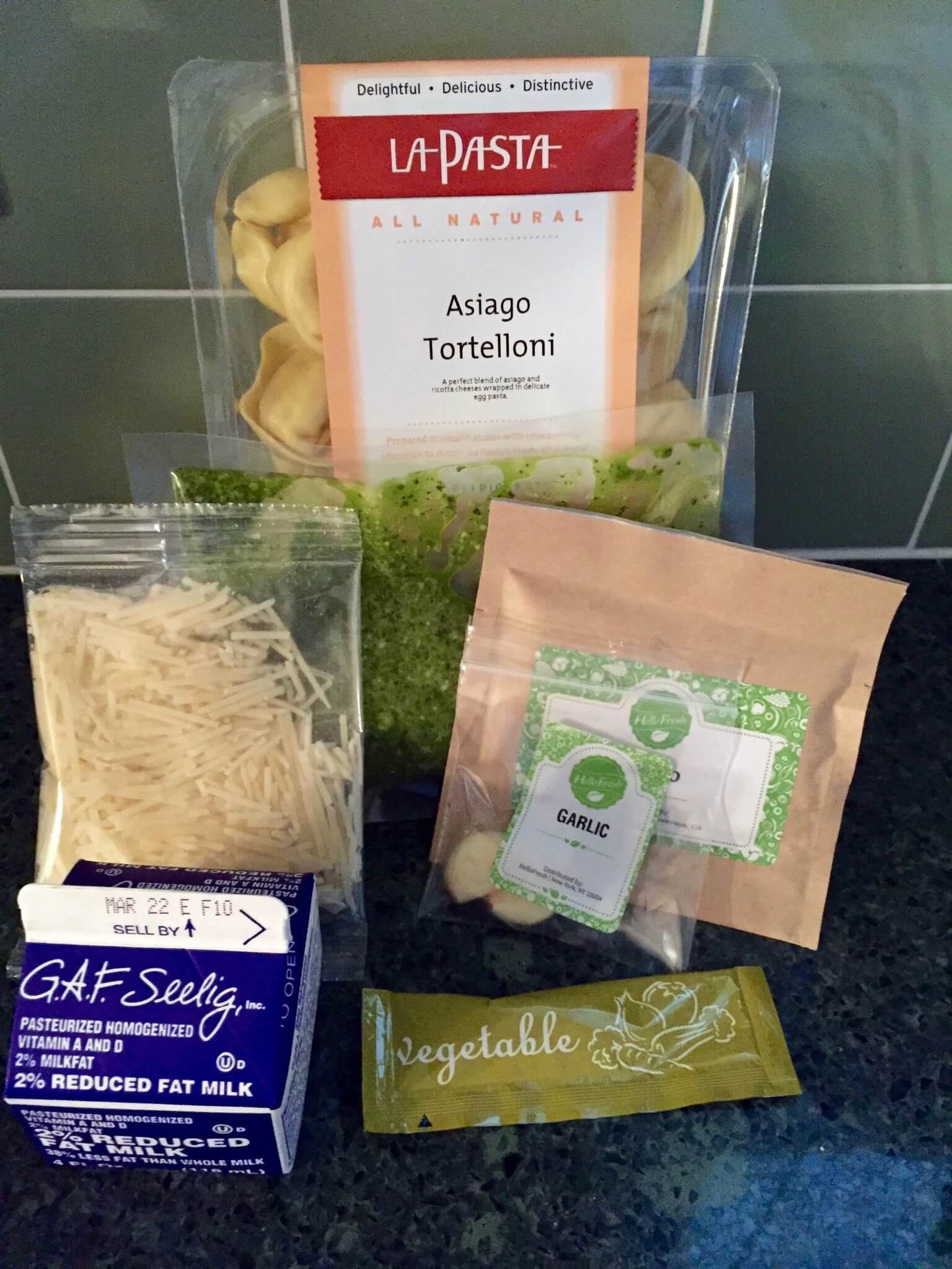 Hello Fresh Vegetarian Box Week 11 unboxed