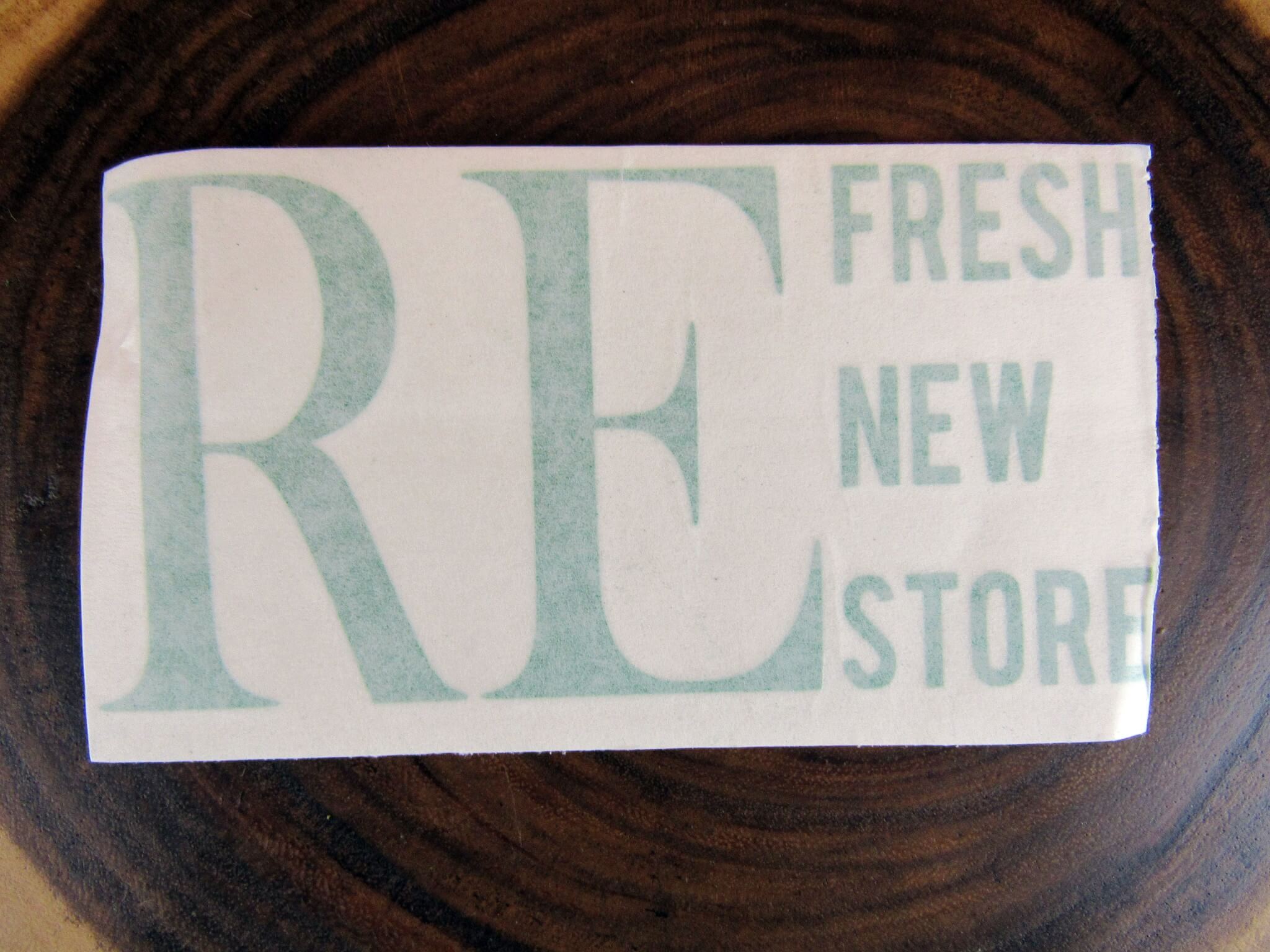 "Refresh, Renew. Restore" Decal