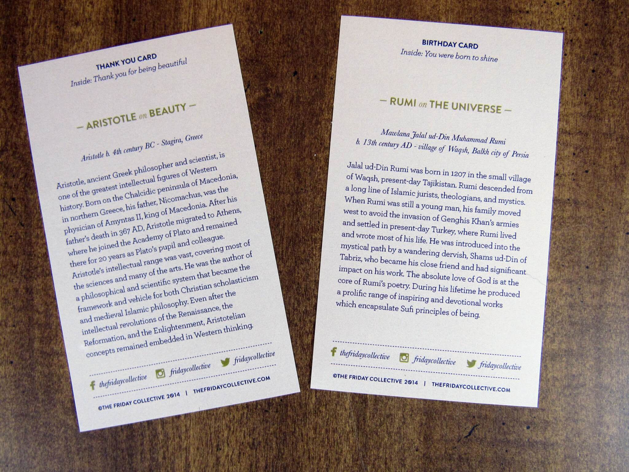 Information Card