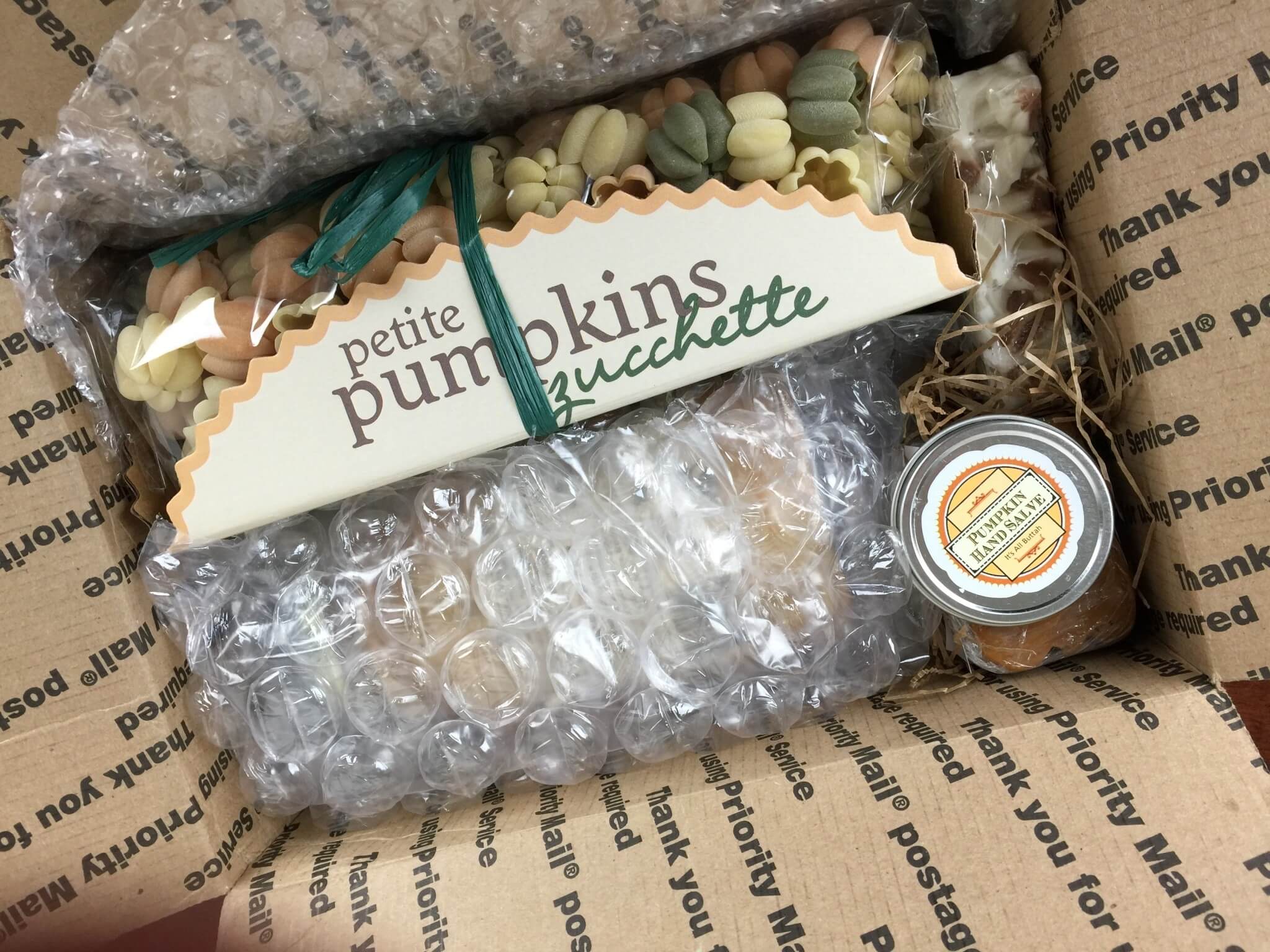 Pumpkin Batch Box March 2016 unboxed