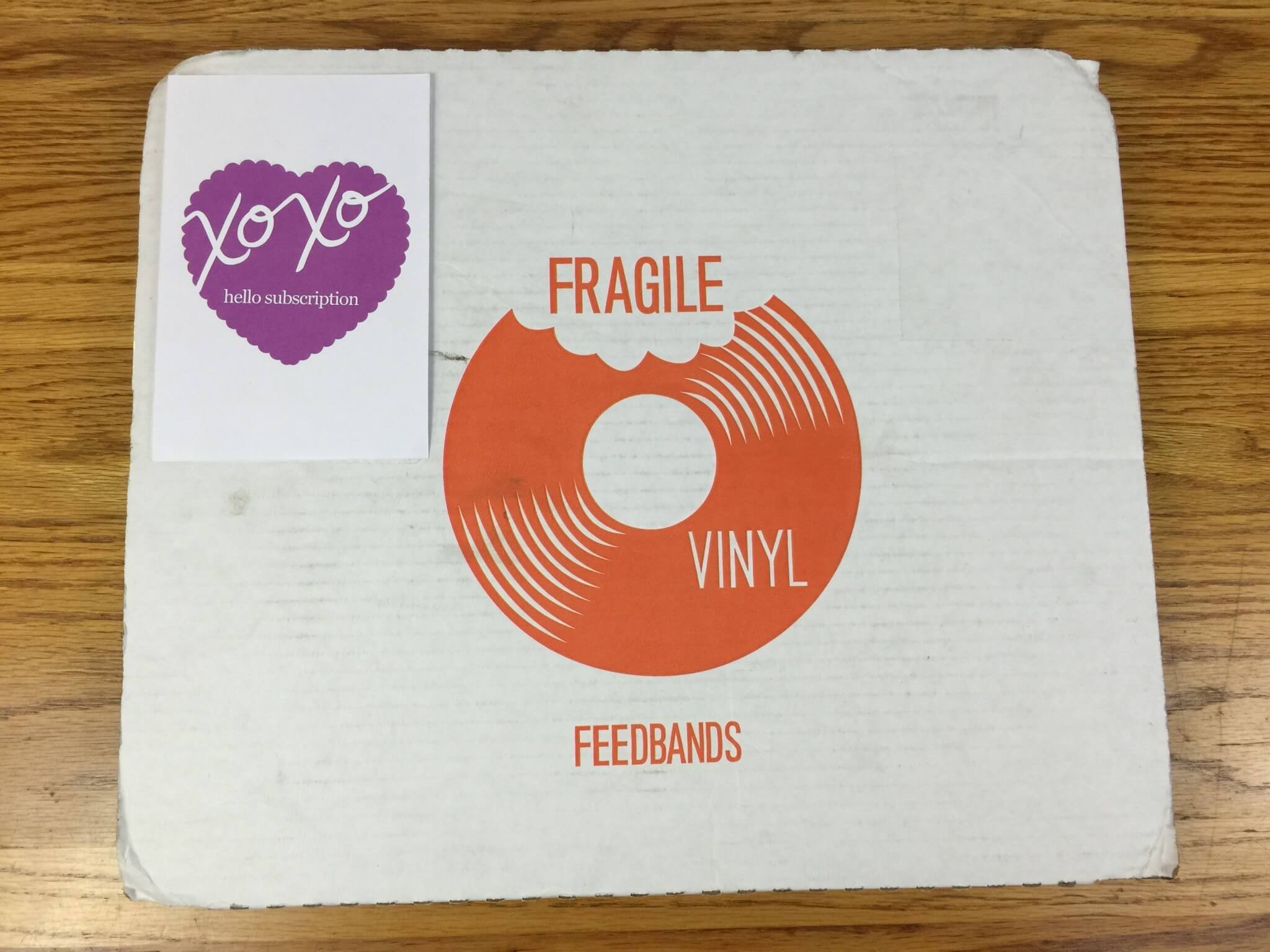 Feedbands Vinyl of the Month Subscription Review – March 2016