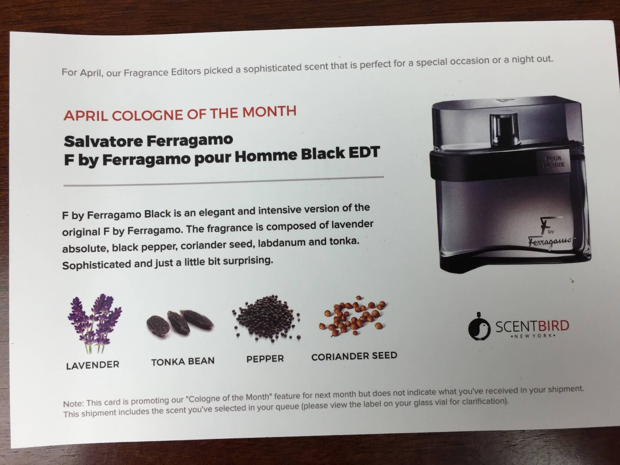 Scentbird Box March 2016