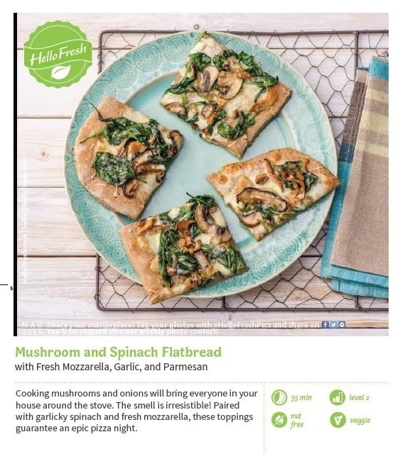 Mushroom and Spinach Flatbread (4)