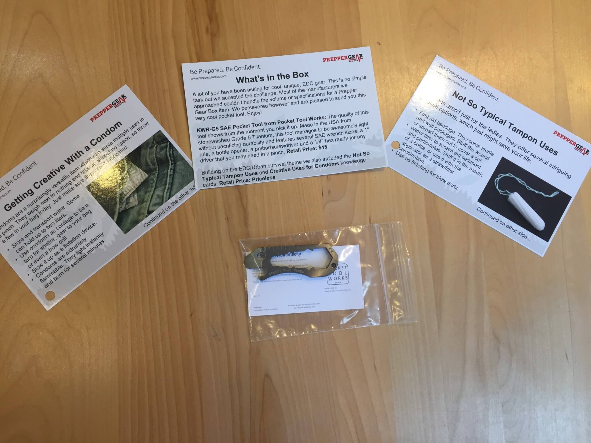 Prepper Gear Box March 2016 Subscription Box Review & Coupon