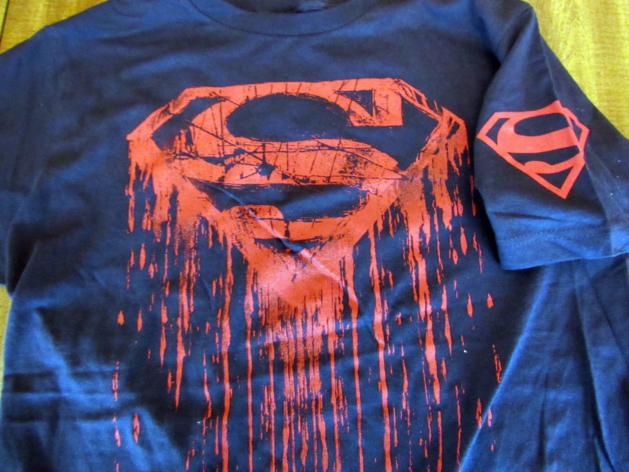 Superman Shield Drip Tee