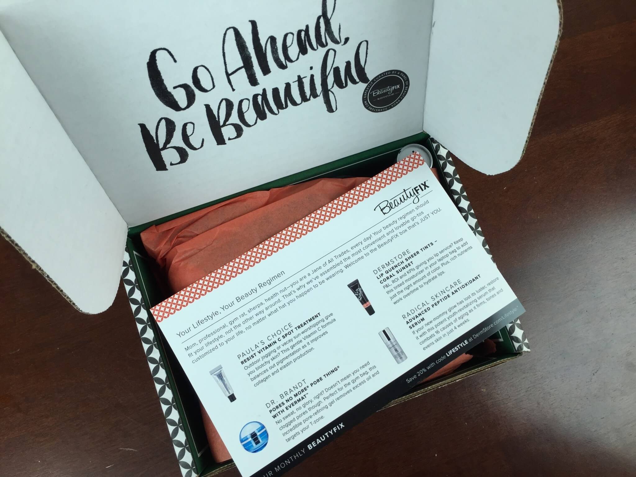 BeautyFIX March 2016 Subscription Box Review