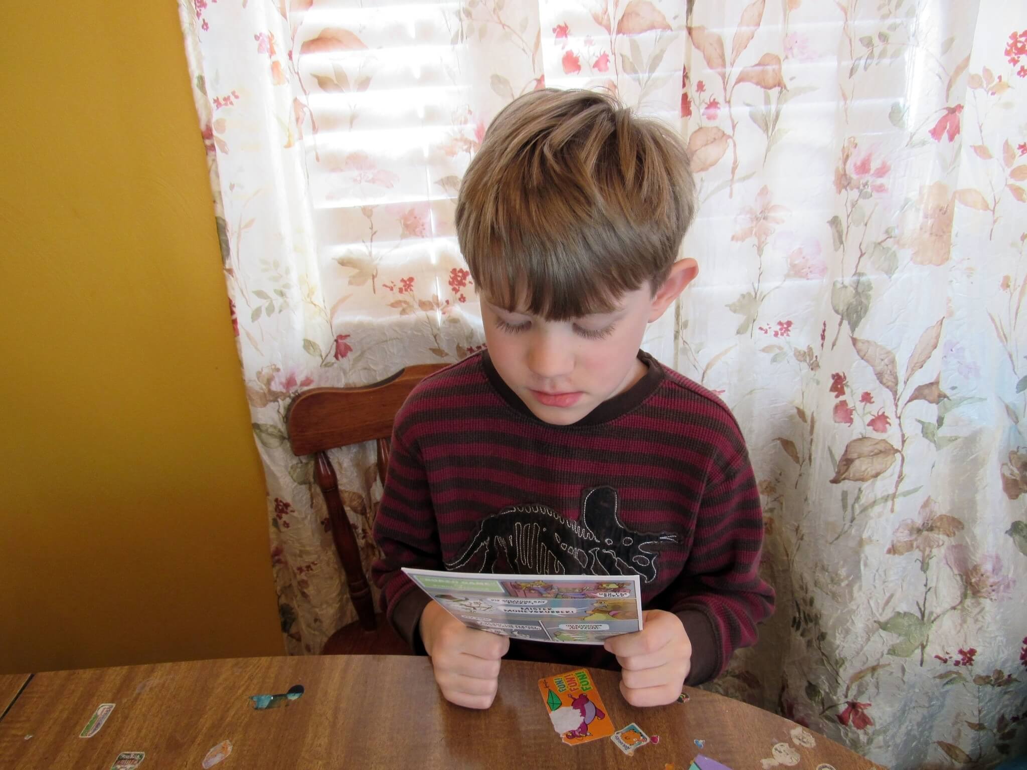 Reading the comic