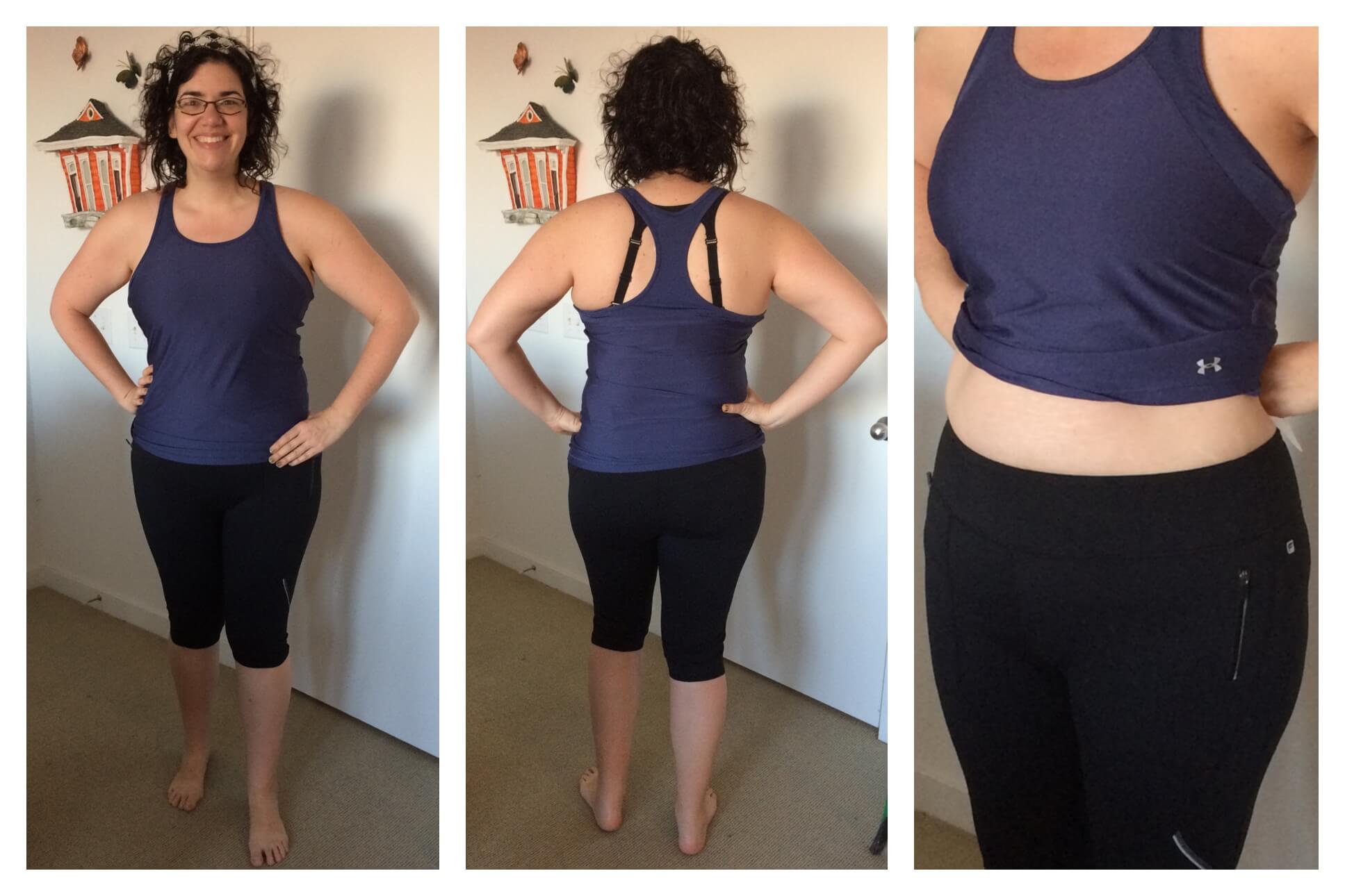 Joliet high Impact bra and Catalina Crop