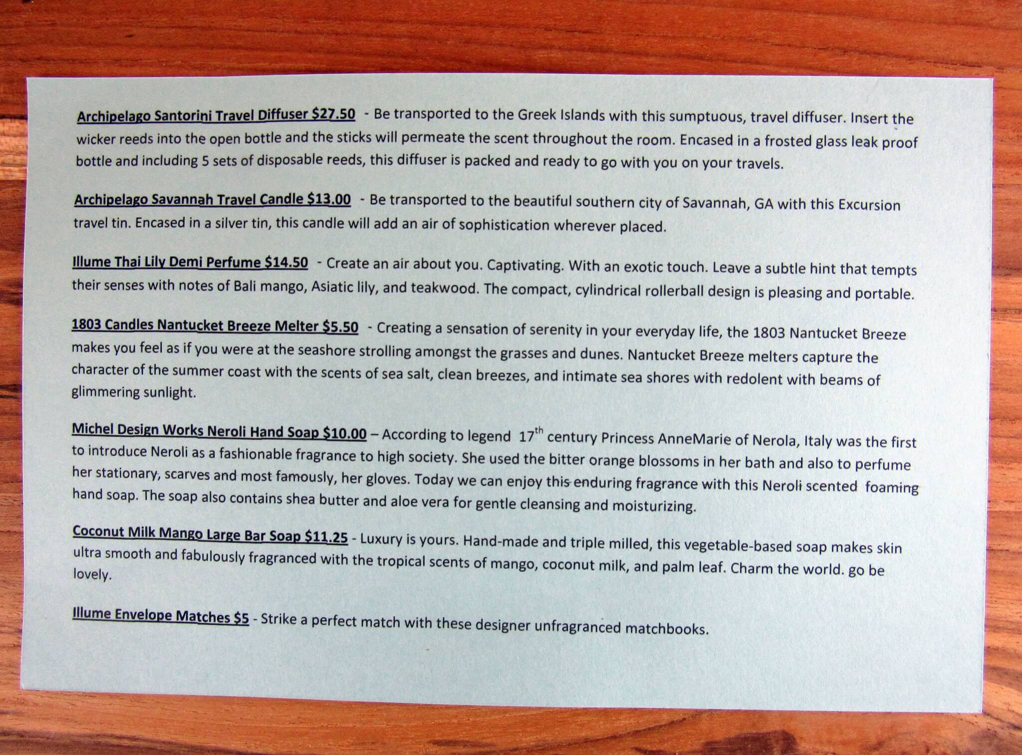 Information Card