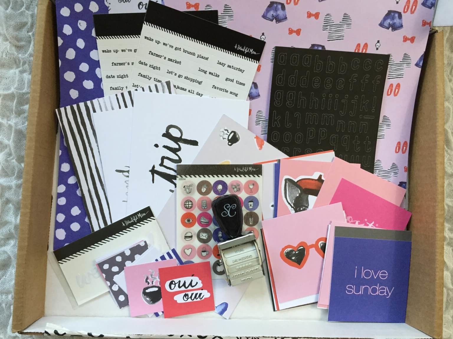 Messy Box April 2016 Subscription Box Review