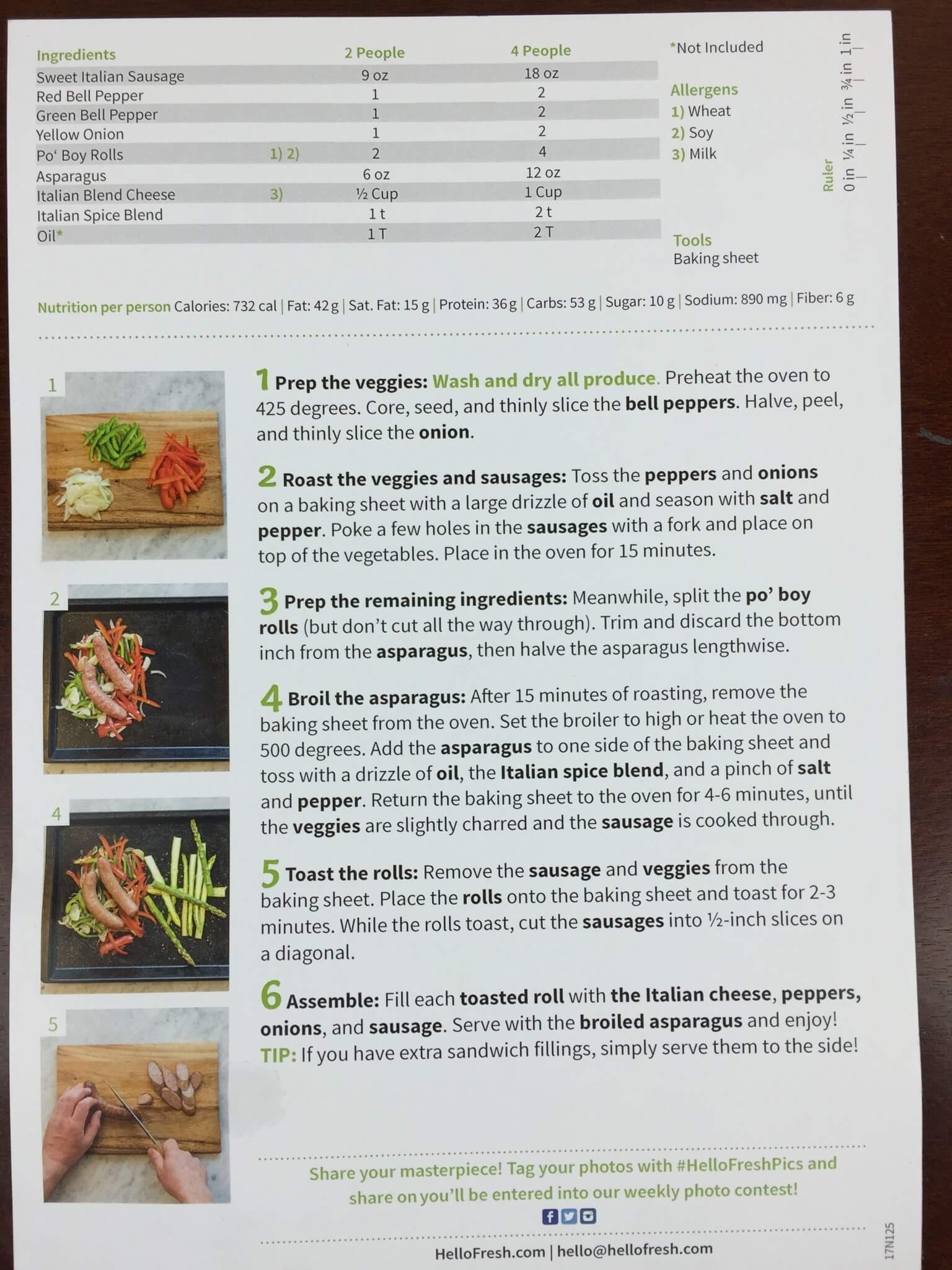 Hello Fresh Box April 2016 (5)