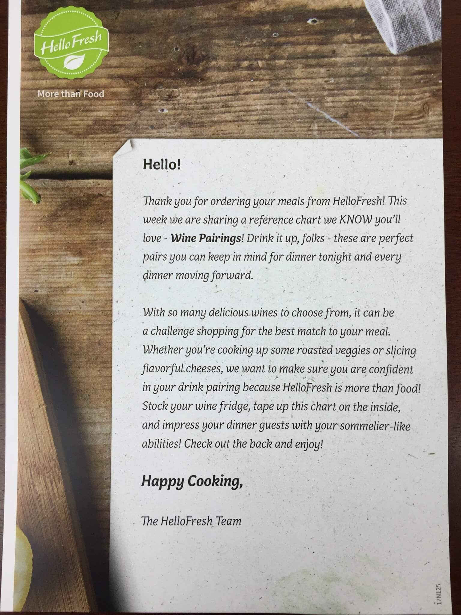 Hello Fresh Box April 2016 (2)