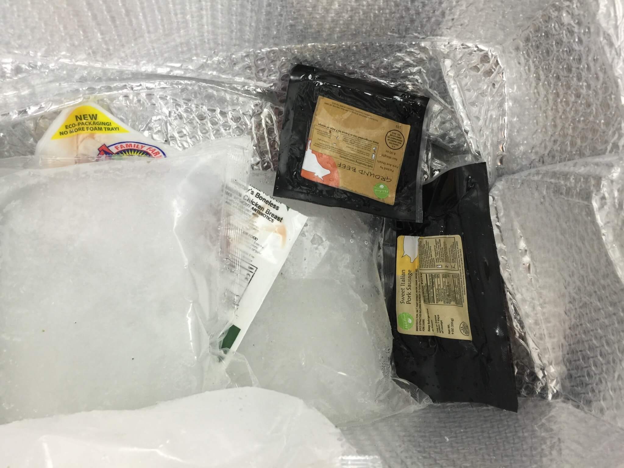 Hello Fresh Box April 2016 unboxed