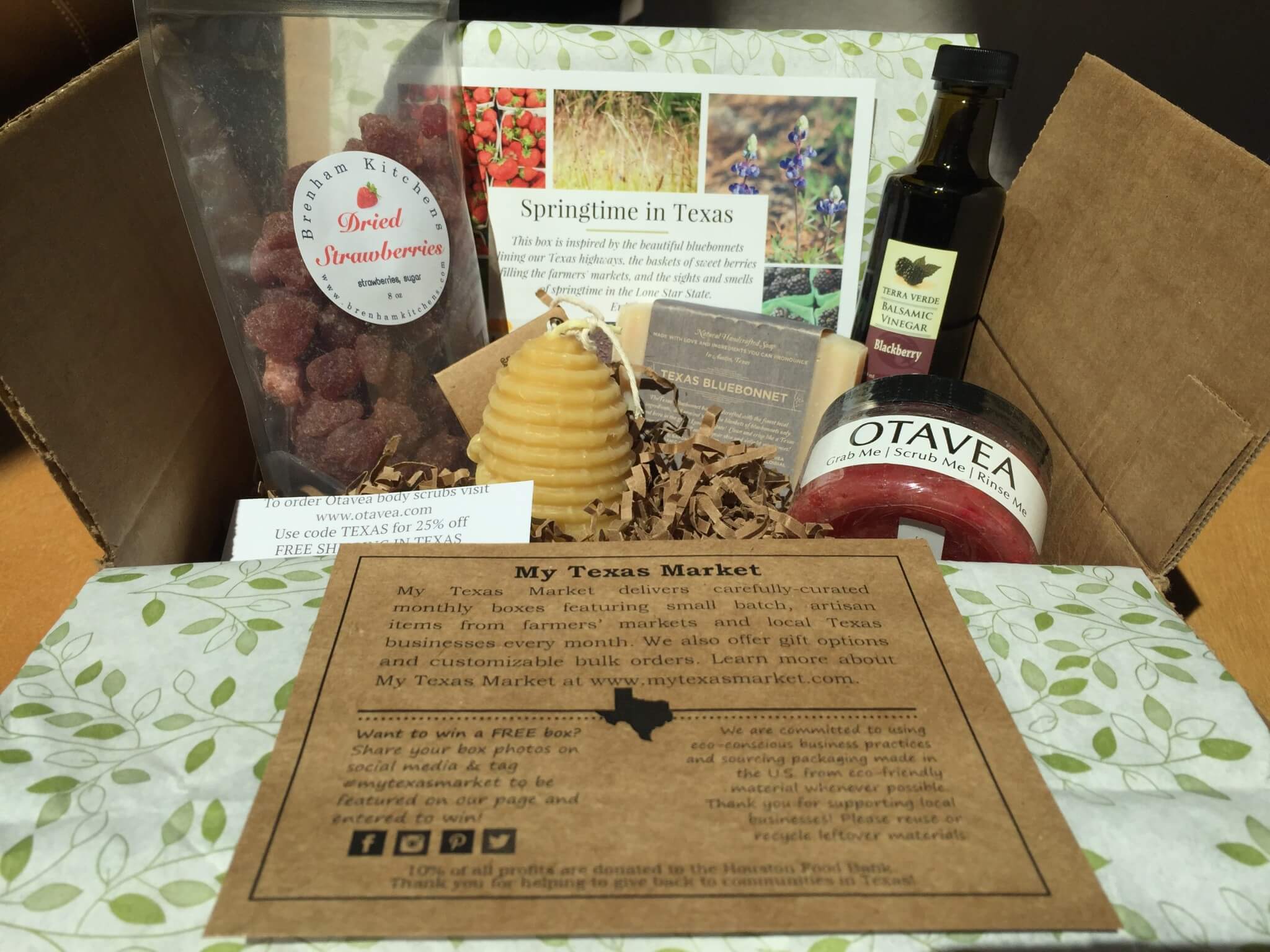 My Texas Market April 2016 Subscription Box Review & Coupon
