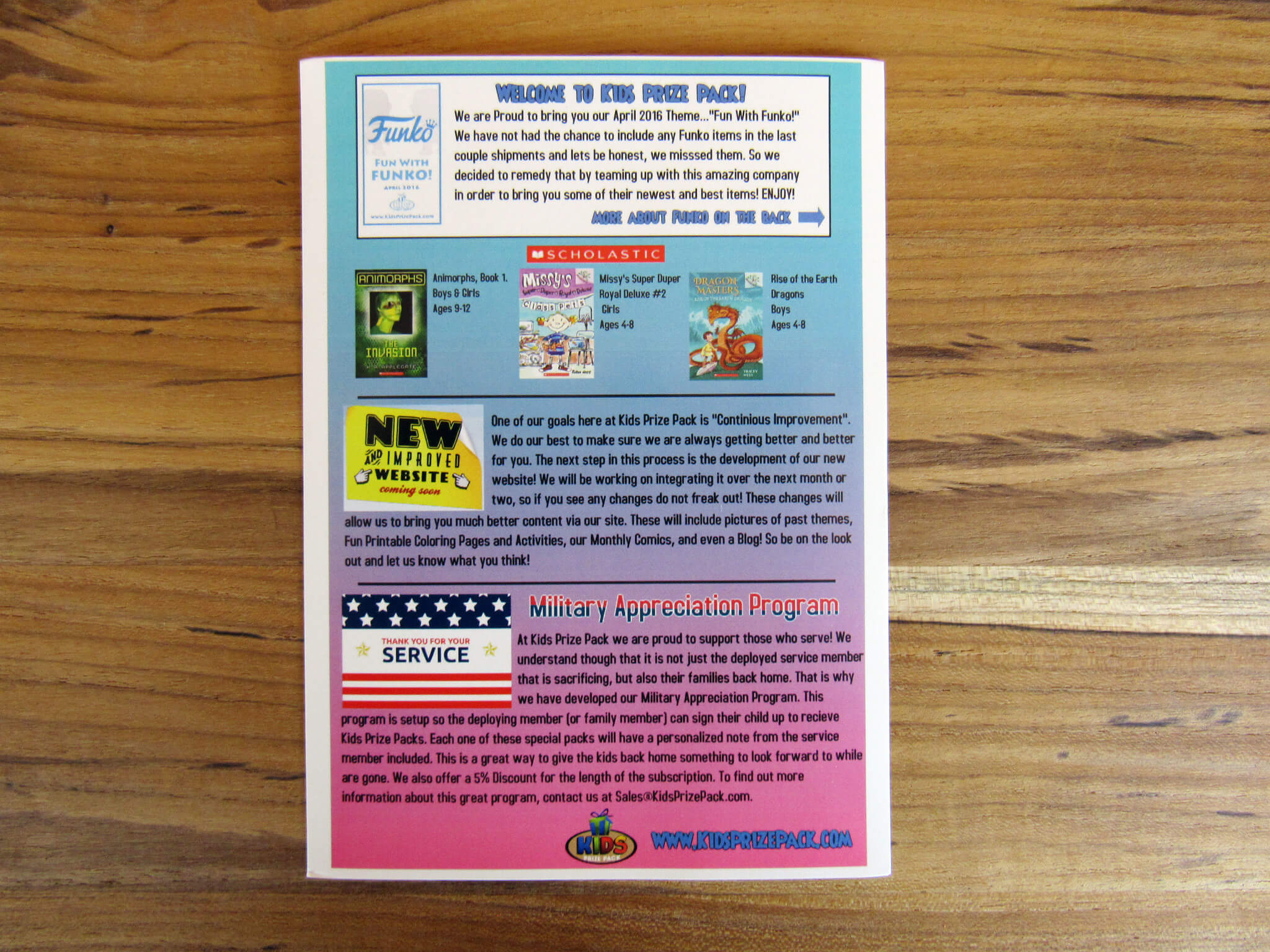 Information Card